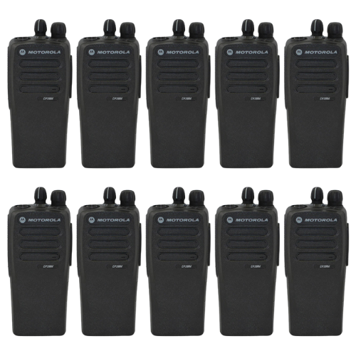 10 Pack of Motorola CP200D UHF Digital MOTOTRBO 403-470Mhz 16Ch 4W AAH01QDC9JA2AN Portable Radio on Sale