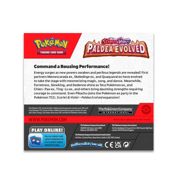 Pokemon Scarlet & Violet Paldea Evolved Booster Box For Cheap