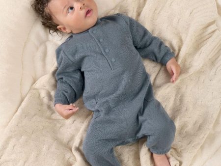 Mamas and Papas Blue Pocket Romper Online