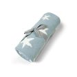 Mamas and Papas Blue Star Chenille Blanket Discount