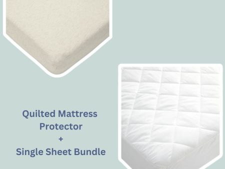 Mamas and Papas Mattress Protector & Single Sheet Bundle Online