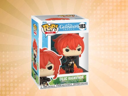 Funko Pop! Genshin Impact Diluc Ragnvindr Vinyl Figure #183 on Sale