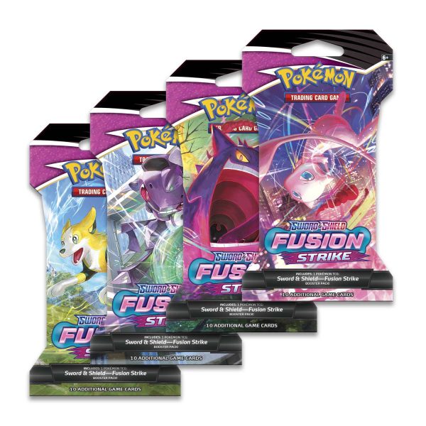 Pokemon TCG: Sword & Shield-Fusion Strike Sleeved Booster Pack (10 Cards) Discount