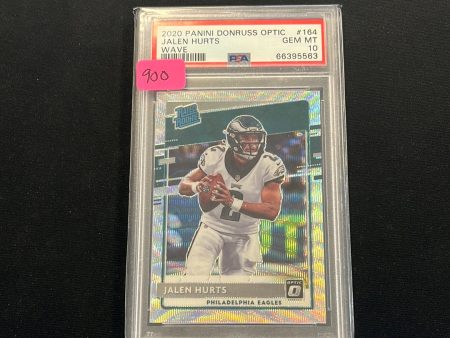 2020 DONRUSS OPTIC JALEN HURTS #164 RC WAVE  199 PSA 10 Discount