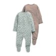 Mamas and Papas Flower Onesies - 2 Pack Online