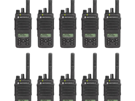 10 Pack of Motorola XPR3500e UHF 403-527MHz MOTOTRBO Digital Bluetooth WIFI Radio AAH02RDH9VA1AN NON-IS (New Customer Return) For Discount