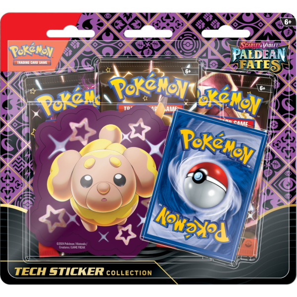 Paldean Fates Fidough Tech Sticker Collection Discount