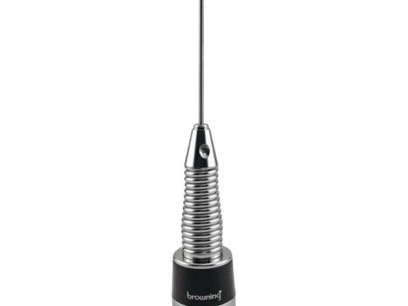 BROWNING BR-167-S 136MHz-174MHz VHF Pretuned Unity Gain Land Mobile NMO Antenna (Stainless Steel) - ONE YEAR For Discount