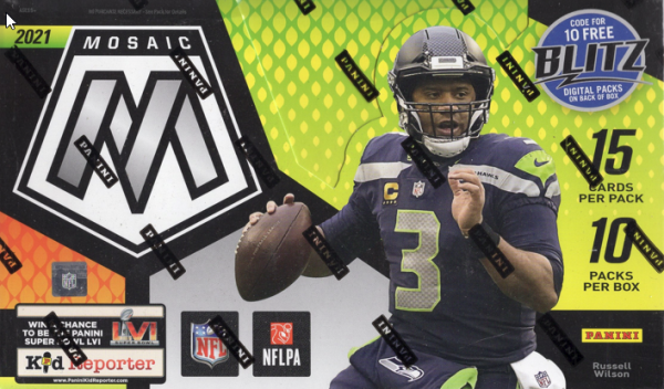 2021 Panini Mosaic Football Hobby Box For Discount