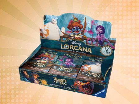 Lorcana TCG: Azurite Sea Booster Box (24 Packs) on Sale