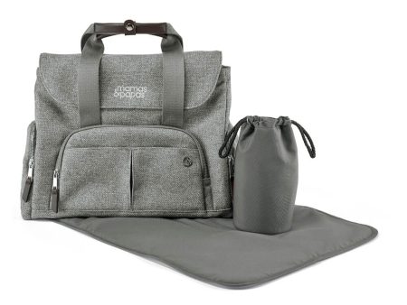 Mamas and Papas Woven Grey Changing  Nappy Bag Online Sale