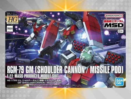 BANDAI Hobby HG 1 144 GM (SHOULDER CANNON   MISSILE POD) Online now