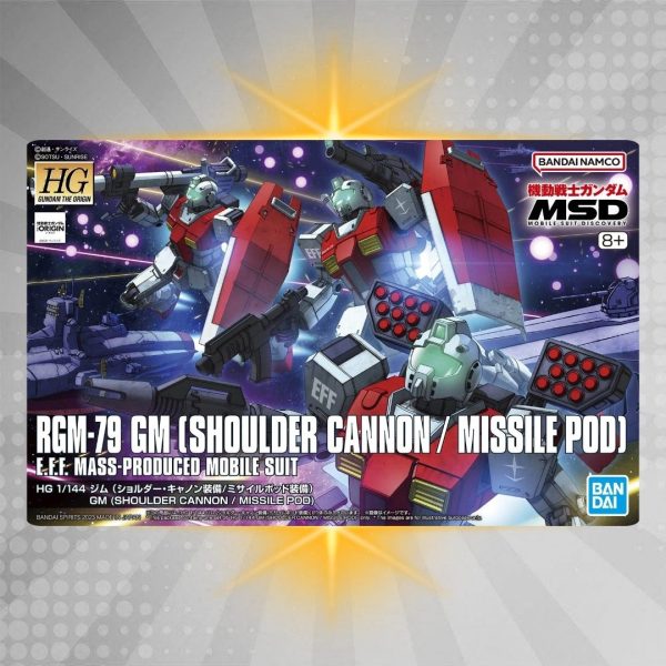 BANDAI Hobby HG 1 144 GM (SHOULDER CANNON   MISSILE POD) Online now