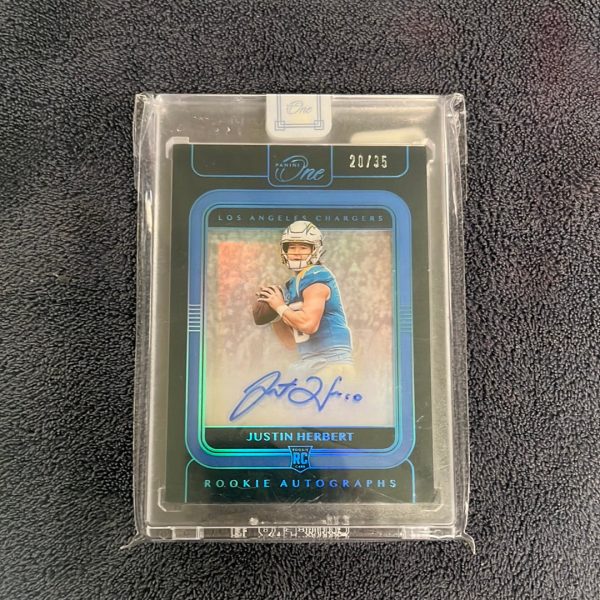 2020 PANINI ONE JUSTIN HERBERT #103 RC SHADOWBOX AUTO  35 Online