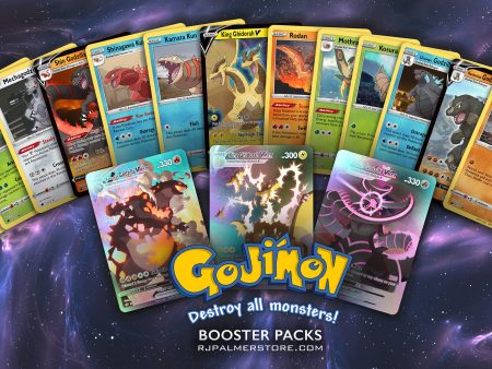 Gojimon Parody Card Pack Online now