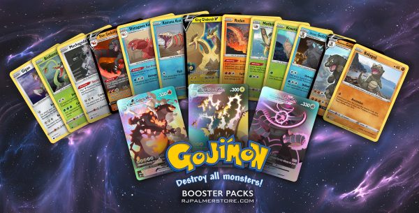 Gojimon Parody Card Pack Online now