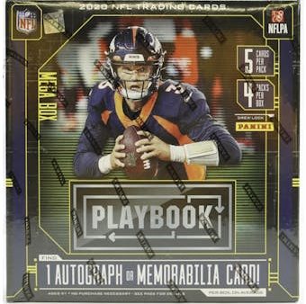 2020 Panini Playbook Football Mega Box (Orange Parallels) Online now