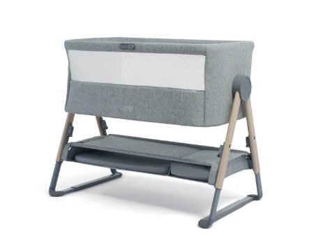 Mamas and Papas Lua Bedside Crib - Grey Supply