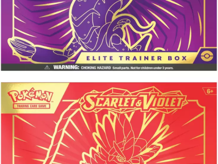 Pokemon Scarlet and Violet Elite Trainer Box (ETB) Set of 2 Online Sale