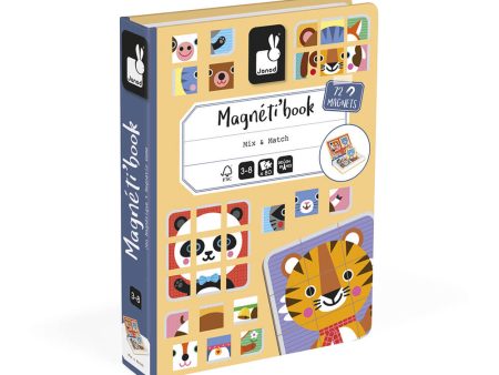 Janod Animals Mix & Match Magnetibook For Cheap