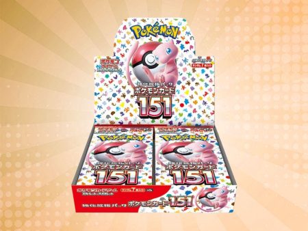 Japanese Pokémon: 151 Booster Box (20 packs) Cheap