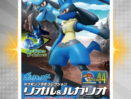 BANDAI HOBBY POKEMON MODEL KIT RIOLU & LUCARIO Online Hot Sale