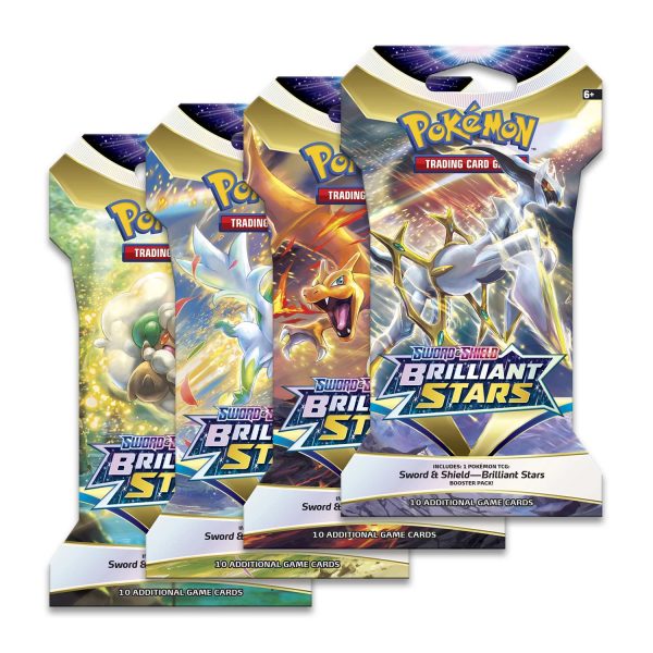 Pokemon TCG: Sword & Shield-Brilliant Stars Sleeved Booster Pack (10 Cards) Discount