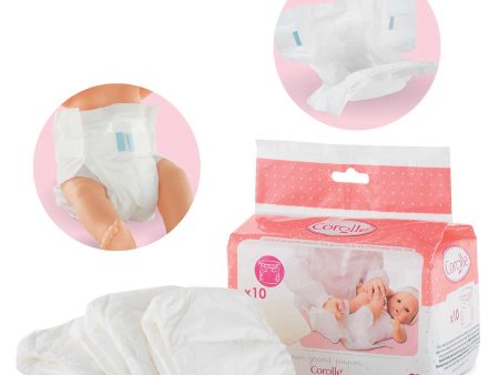 Corolle Mon Classique 10 Diapers Pack 36cm For Discount