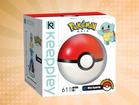 Keeppley Pokémon Ball Collection - Mini Squirtle Building Blocks Set on Sale