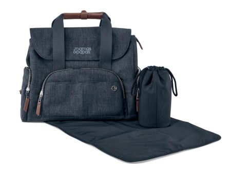 Mamas and Papas Navy Flannel Changing  Nappy Bag Sale