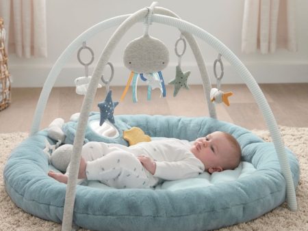 Mamas and Papas Welcome to the World Under the Sea Playmat - Blue Online Sale