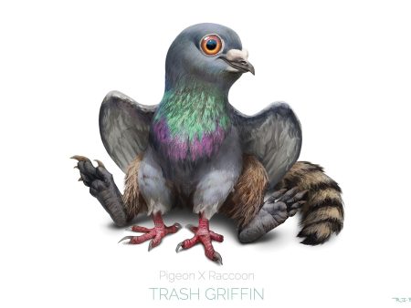 Trash Griffin Print For Sale