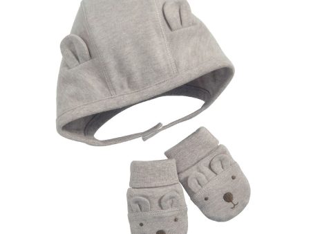 Mamas and Papas Bear Hat & Mittens Set For Cheap