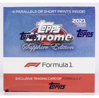 2021 Topps Chrome F1 Formula 1 Sapphire Edition Racing Hobby Box Discount