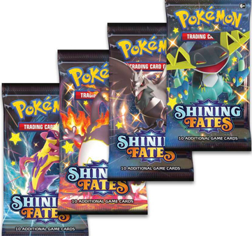 Pokemon TCG Shining Fates Booster Pack (10 Cards) Online now