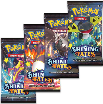 Pokemon TCG Shining Fates Booster Pack (10 Cards) Online now