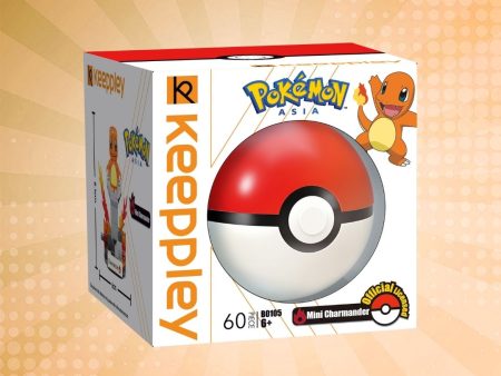 Keeppley Pokémon Ball Collection - Mini Charmander Building Blocks Set Cheap