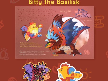 Critter #13 - Bitty Basilisk - July 2023 Rewards For Cheap