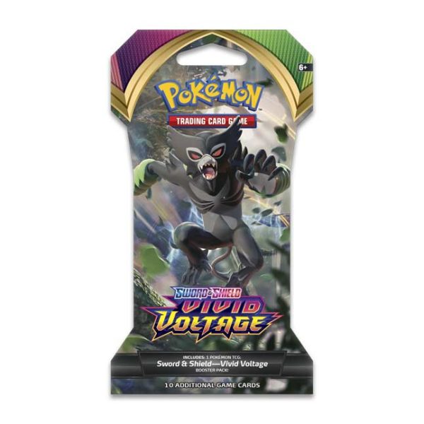 Pokémon TCG: Sword & Shield-Vivid Voltage Sleeved Booster Pack (10 Cards) Hot on Sale