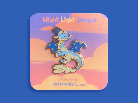 NightLight Dragon Enamel Pin Online