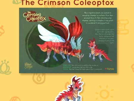 Critter #03 - Crimson Coleoptox - July 2022 Rewards For Discount