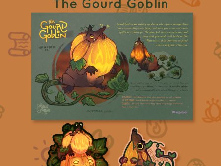 Critter #16 - Gourd Goblin - October 2023 Rewards Online now