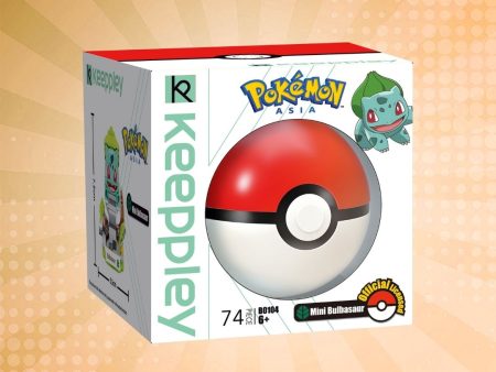 Keeppley Pokémon Ball Collection - Mini Bulbasaur Building Blocks Set Discount