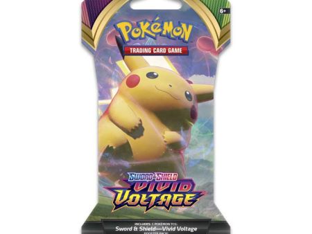 Pokémon TCG: Sword & Shield-Vivid Voltage Sleeved Booster Pack (10 Cards) Hot on Sale