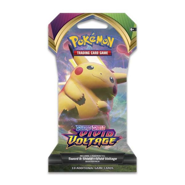 Pokémon TCG: Sword & Shield-Vivid Voltage Sleeved Booster Pack (10 Cards) Hot on Sale