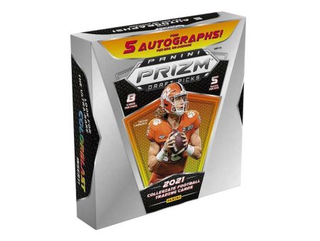 2021 PANINI PRIZM COLLEGIATE DRAFT PICKS FOOTBALL HOBBY BOX on Sale