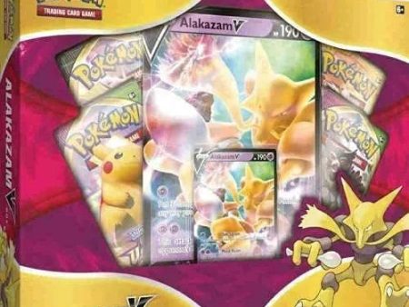 Pokemon TCG Alakazam V Box Sword and Shield Vivid Voltage Hot on Sale