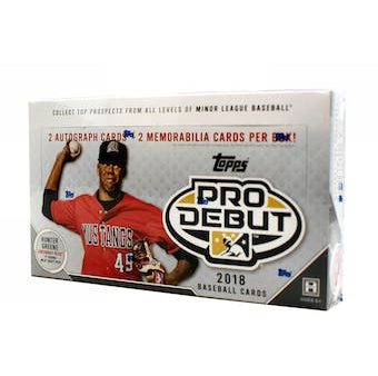 2018 Topps Pro Debut Baseball Hobby Pack For Sale