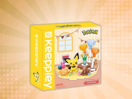 Keeppley Pokémon Blocks Scene Series - A Fun Party Pichu Building Blocks Set Online