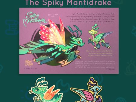 Critter #12 - Spiky Mantidrake - June 2023 Rewards Online Sale